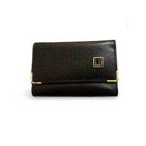 Dunhill *Mint* Condition Black Leather Key Wallet